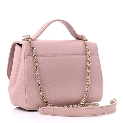 Chanel Caviar Quilted Small Business Affinity Flap Light Pink 3 of 16