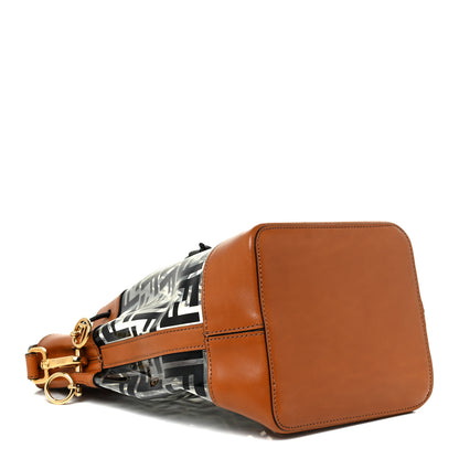 Fendi TPU FF Vitello Aura F is Fendi Grande Mon Tresor Bucket Bag Black Cuoio 4 of 23