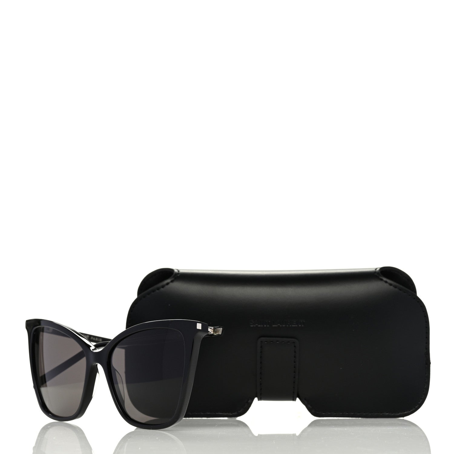 Saint Laurent SL 384 Cat Eye Sunglasses Black 7 of 7