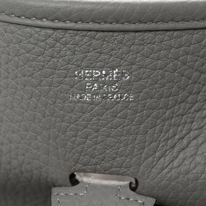 Hermes Taurillon Clemence Evelyne III PM Gris Mouette 6 of 11