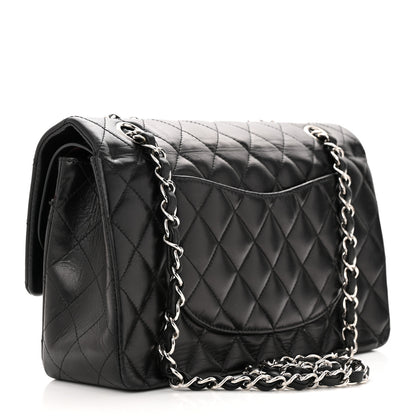 Chanel Lambskin Quilted Medium Double Flap Black 3 of 15