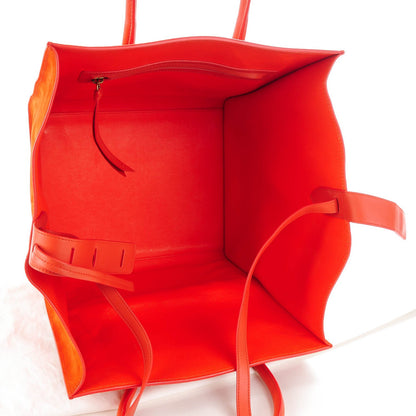 Celine Nubuck Medium Phantom Luggage Bright Orange 5 of 8