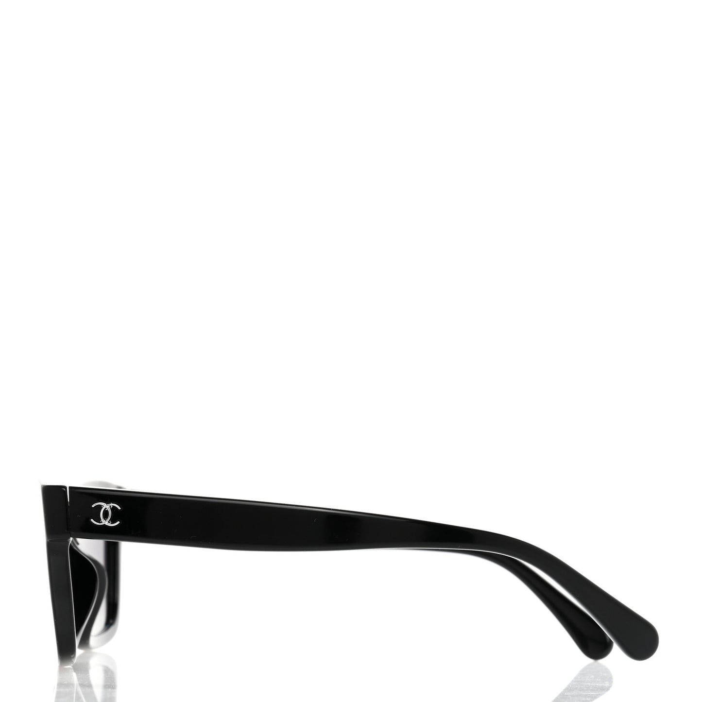 Acetate Polarized Square Sunglasses 5417-A Black
