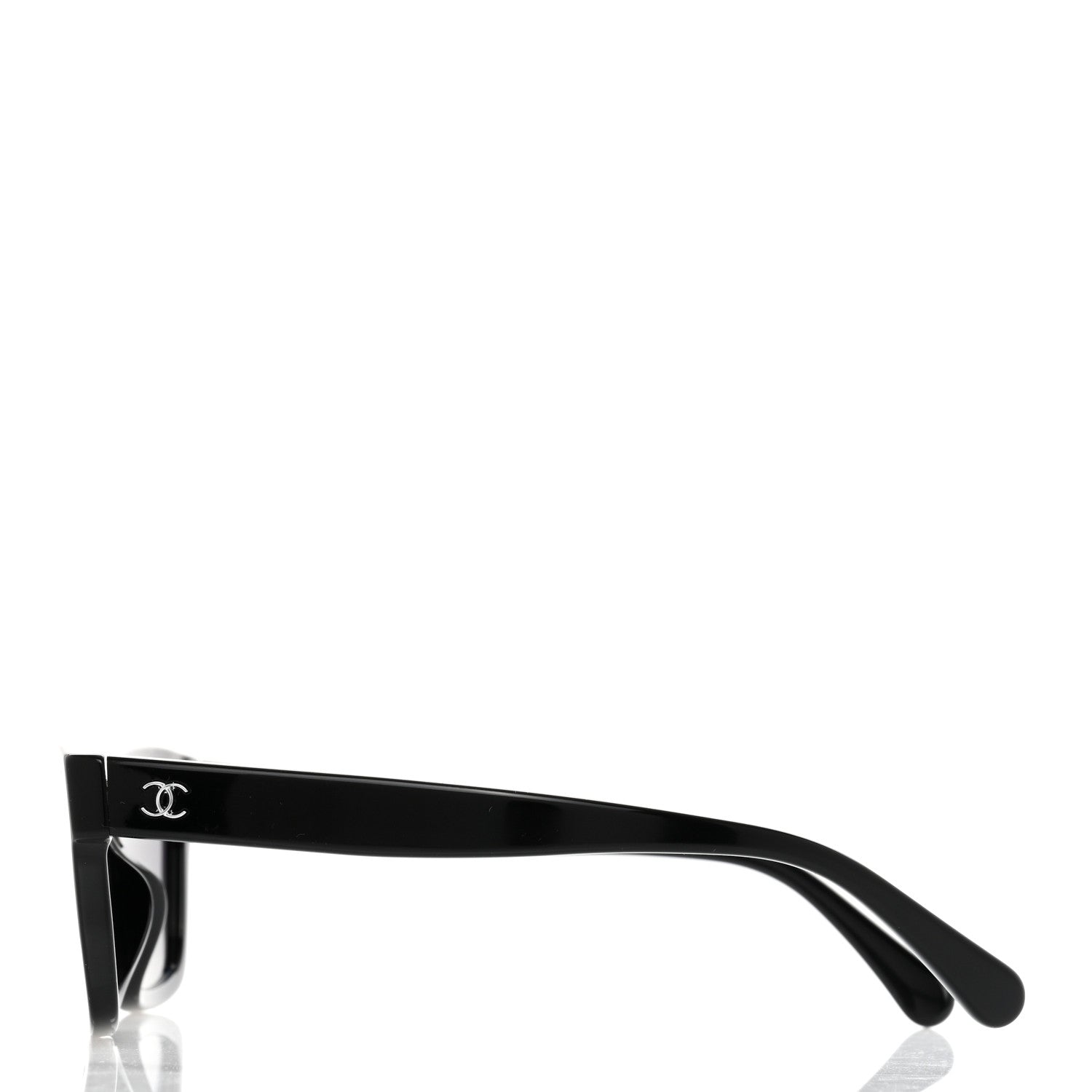 Chanel Acetate Polarized Square Sunglasses 5417-A Black 3 of 10