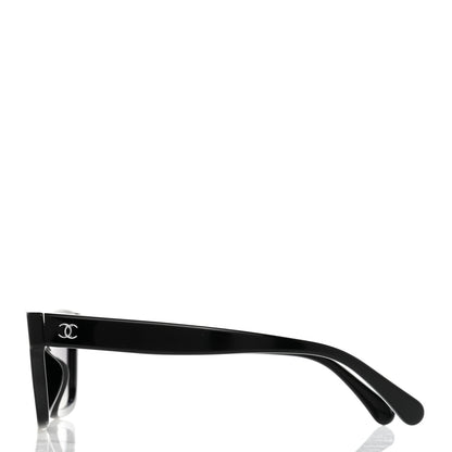 Chanel Acetate Polarized Square Sunglasses 5417-A Black 3 of 10