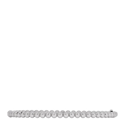Van Cleef & Arpels 18K White Gold Perlee Pearls of Gold Bracelet S 4 of 9