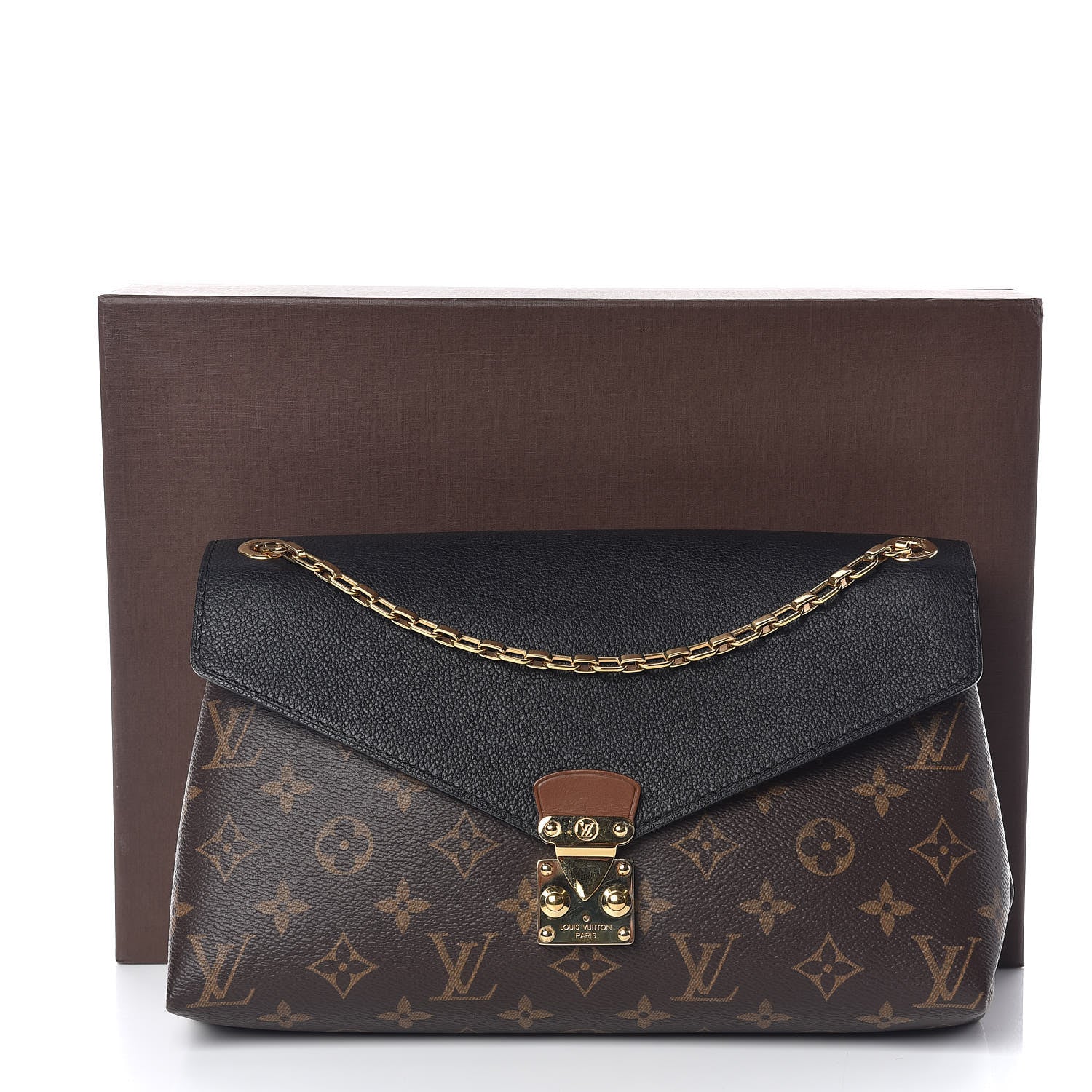 Louis Vuitton Monogram Pallas Chain Black 11 of 11