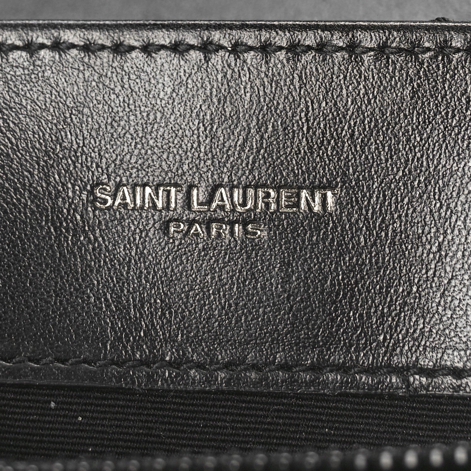 Saint Laurent Calfskin Y Quilted Monogram Monochrome Small Loulou Chain Satchel Black 6 of 9