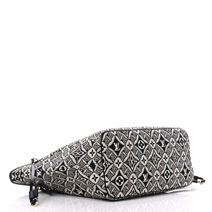 Louis Vuitton Jacquard Since 1854 Neverfull MM Grey 5 of 11