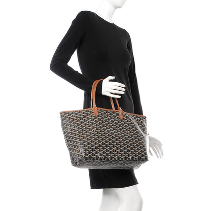 Goyard Goyardine Saint Louis PM Black Gold 2 of 7
