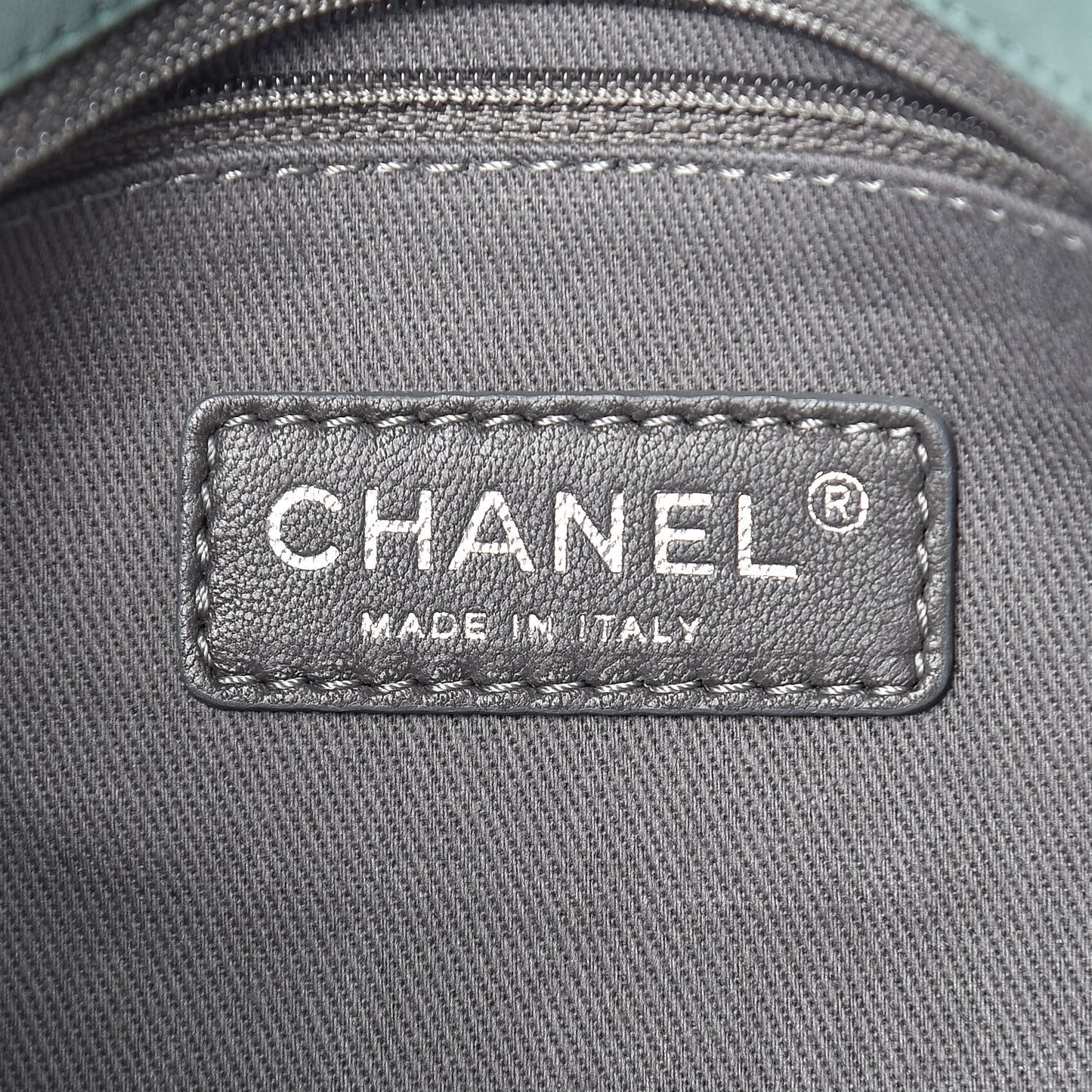 Iridescent Calfskin Glint Flap Green