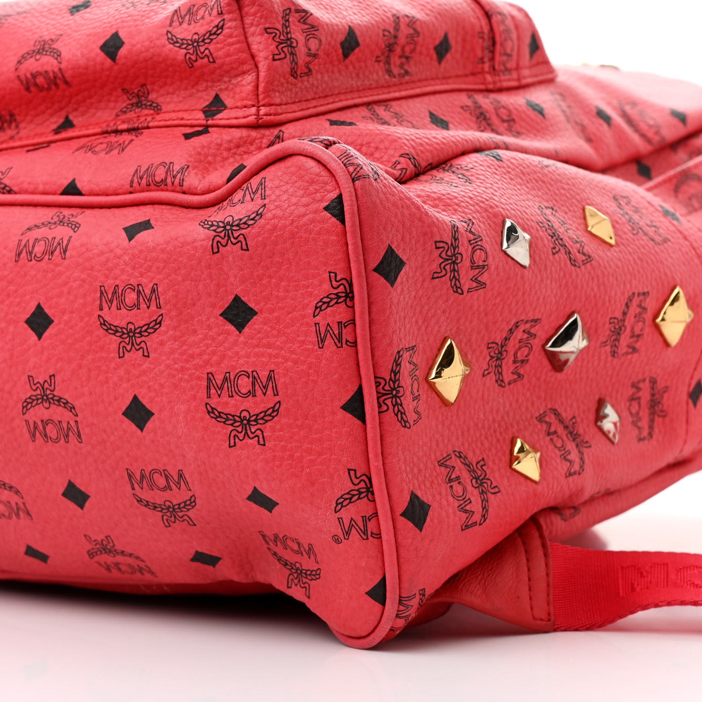 Visetos Large Sprinkle Stud Stark Backpack Corail