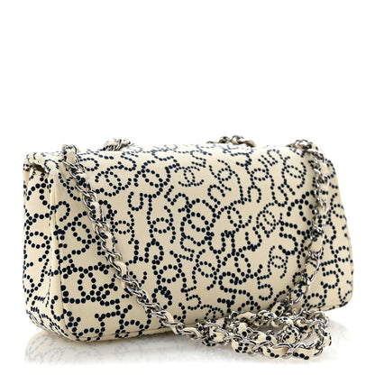 Chanel Canvas Medium Logo CC Flap  Beige Black 3 of 11