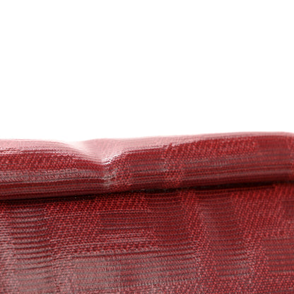 Fendi Glazed Fabric Vitello Century FF 1974 Stamp Patch Pocket Belt Bag Rosso 12 of 13