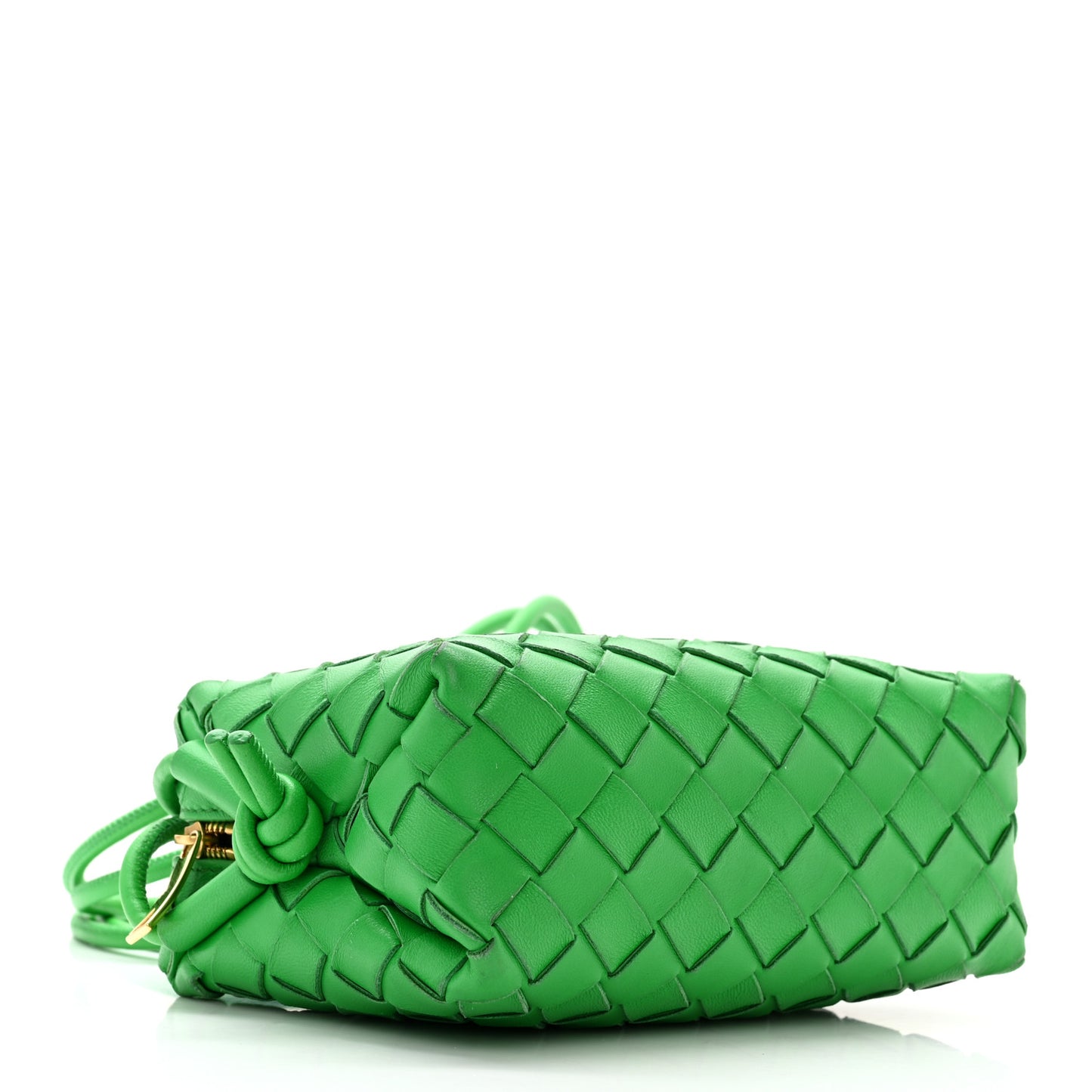 Nappa Intrecciato Small Loop Camera Bag Parakeet