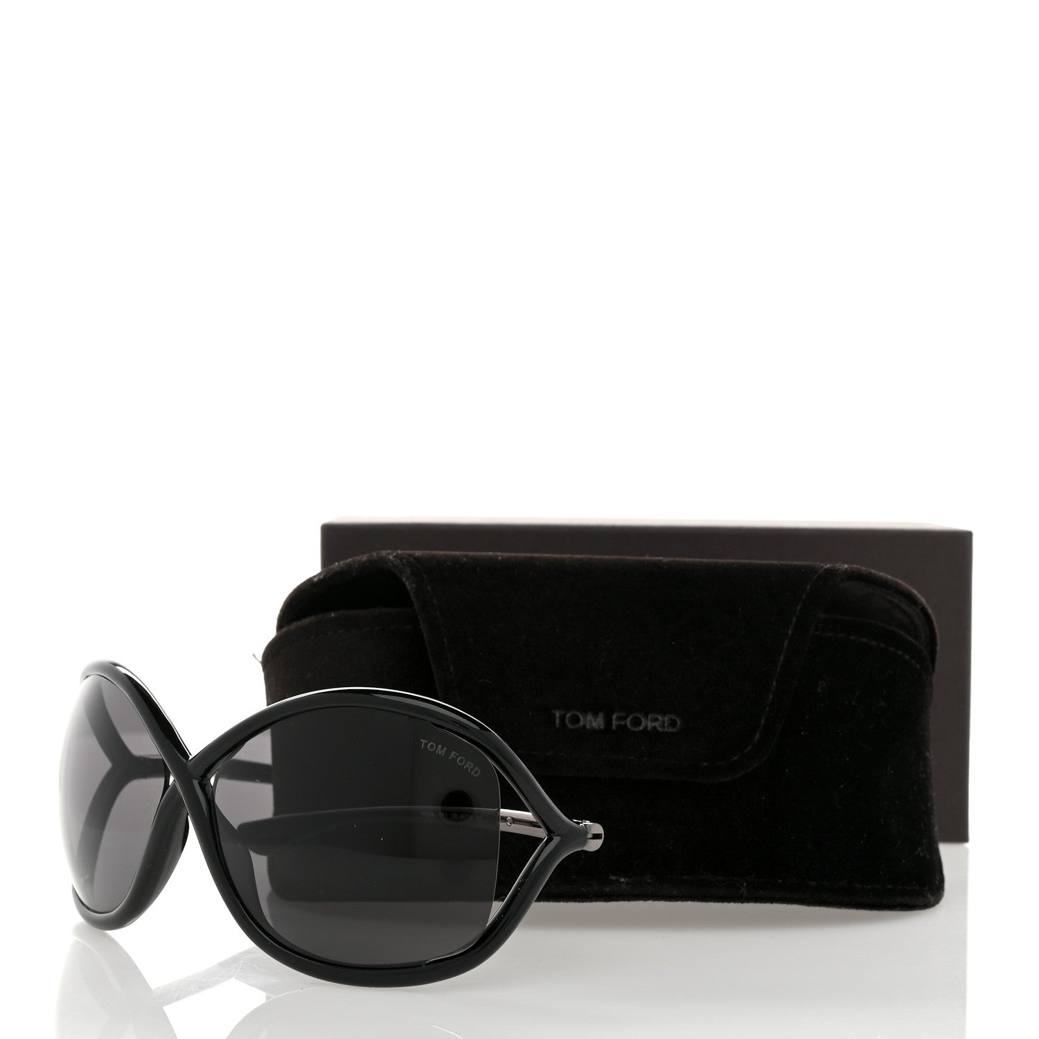 Tom Ford Acetate Whitney Crossover Sunglasses TF9 Black 8 of 8