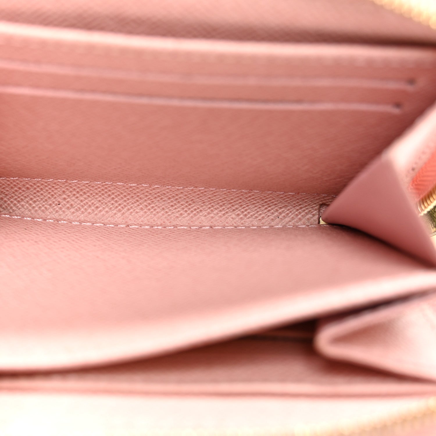 Louis Vuitton Damier Azur Zippy Coin Purse Rose Ballerine 5 of 6