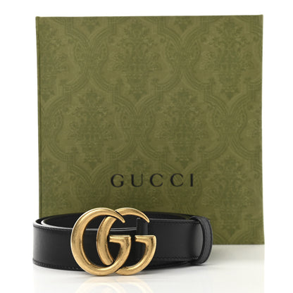 Gucci Calfskin Double G 30mm Belt 85 34 Black 8 of 8