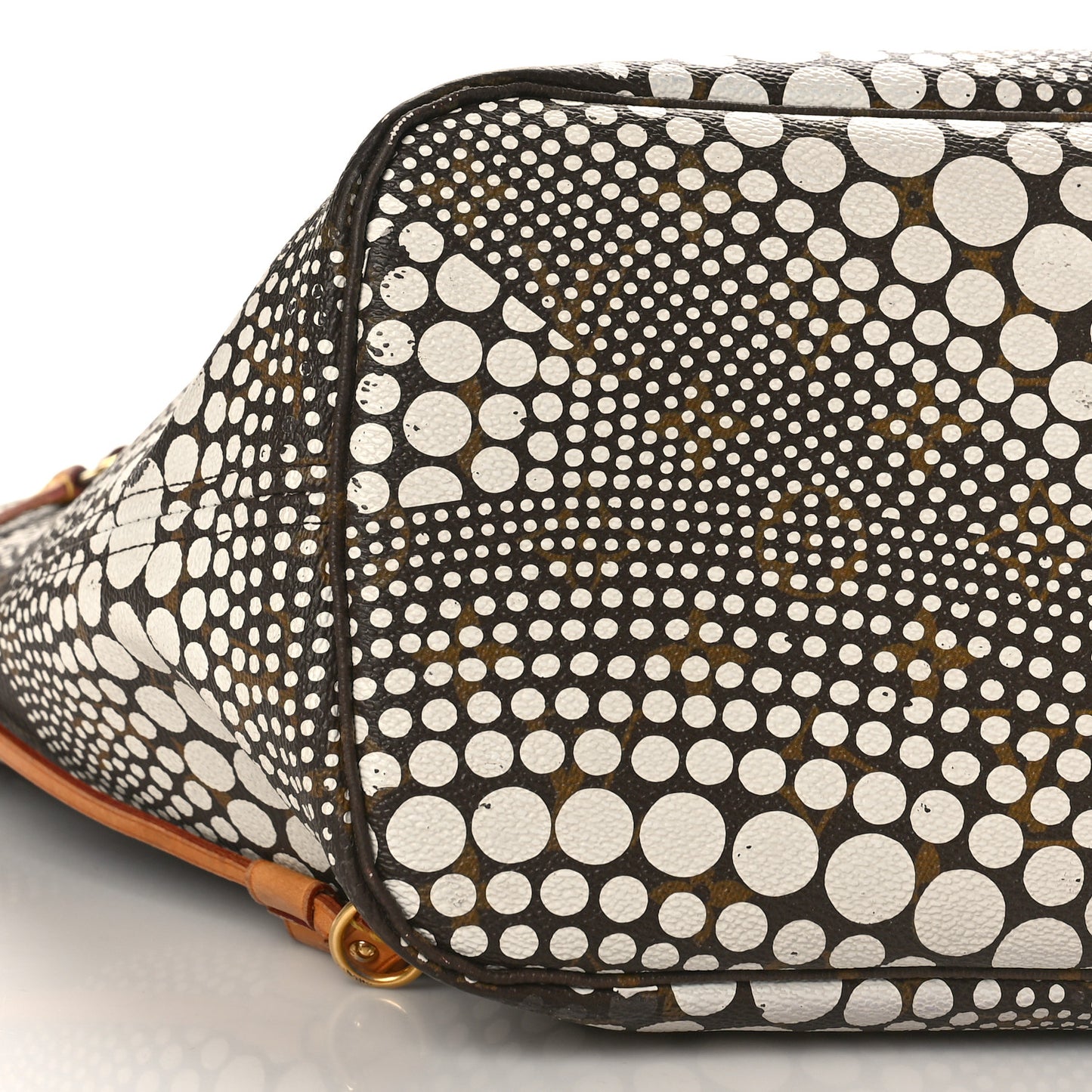 Monogram Kusama Waves Neverfull MM White