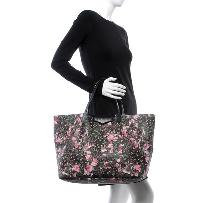 Givenchy Coated Canvas Roses Camouflage Print Large Antigona Tote Black 2 of 16