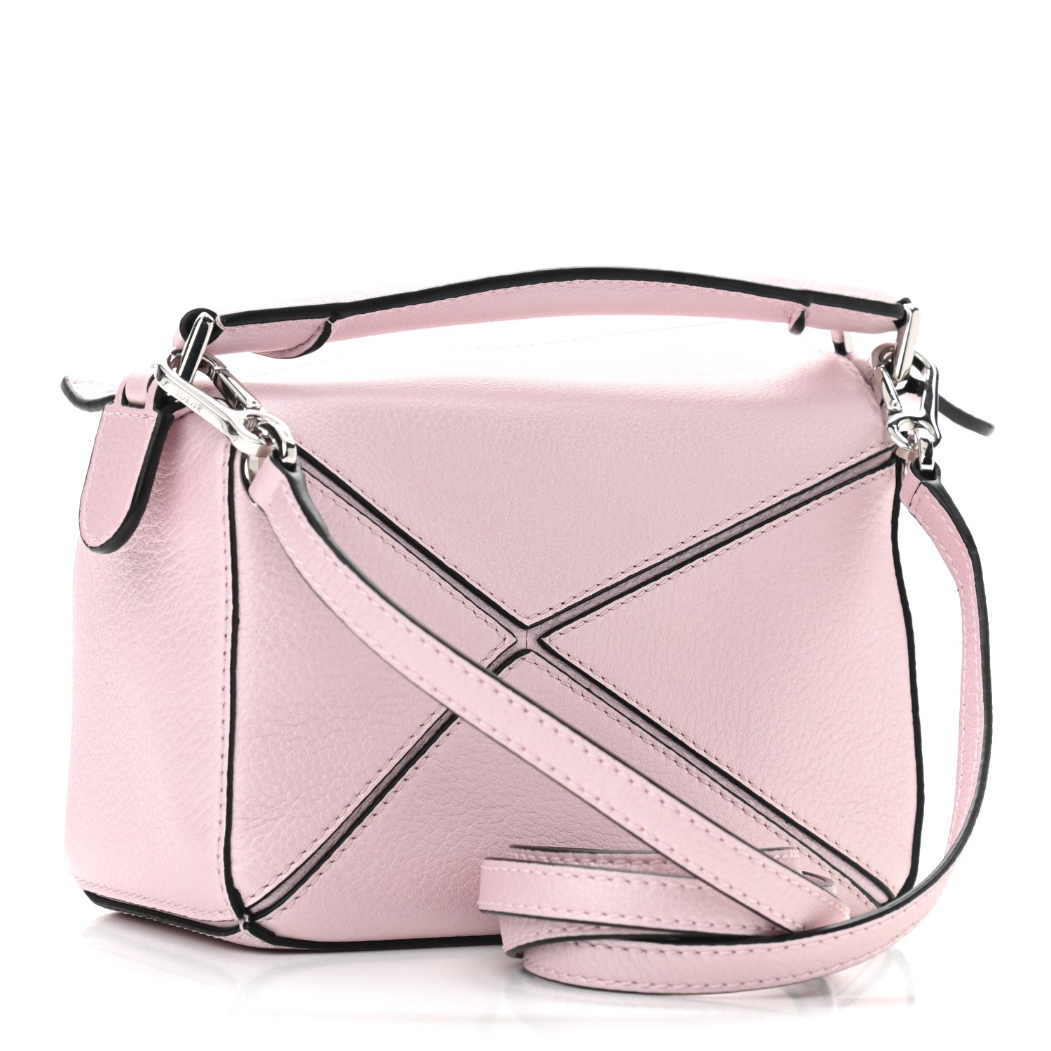 Loewe Calfskin Mini Puzzle Bag Icy Pink 2 of 8
