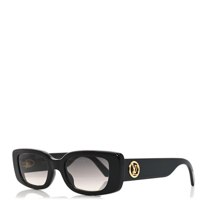 Louis Vuitton Acetate LV Circle Cat Eye Sunglasses Z2109W Black 1 of 7