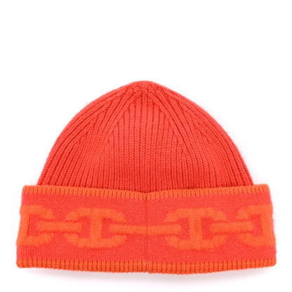 Hermes Cashmere Knit Heaven Beanie M Orange 3 of 5