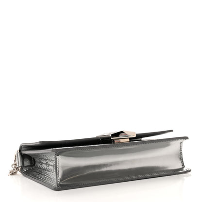 Givenchy Metallic Calfskin 4G Embossed Small 4G Crossbody Silver 4 of 11