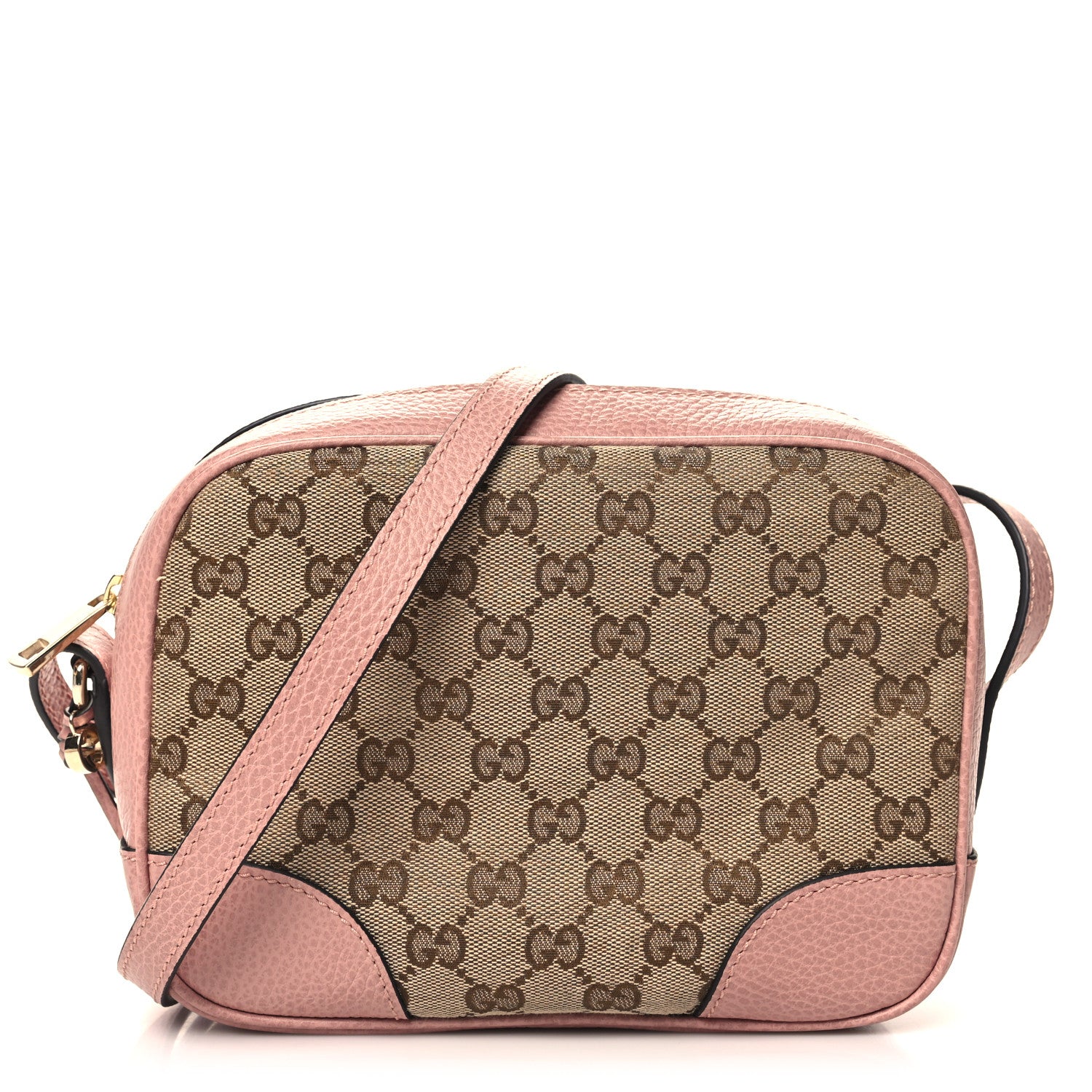 Gucci Monogram Mini Bree Messenger Bag Beige Soft Pink 1 of 10