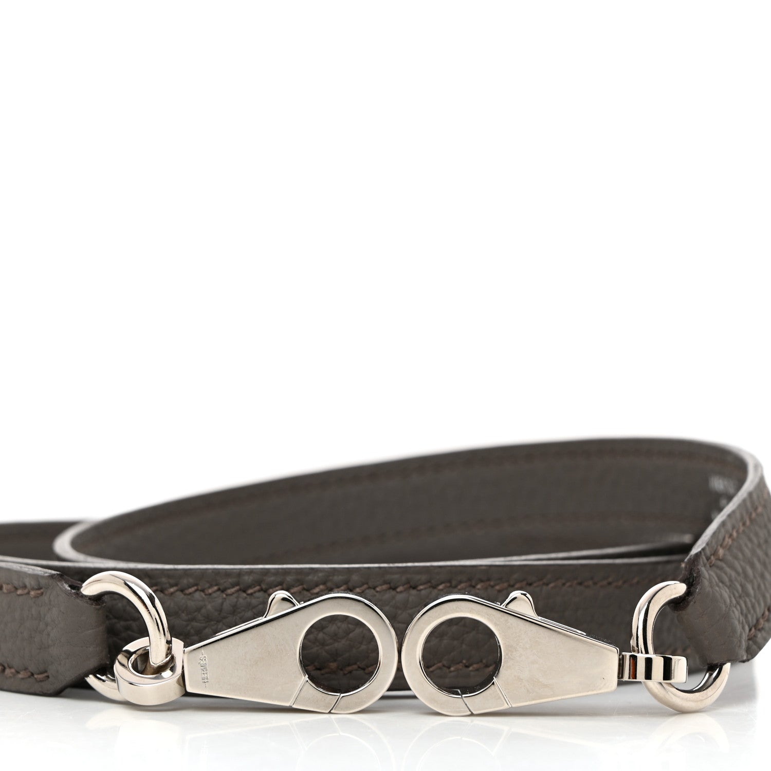 Hermes Togo Kelly Shoulder Strap Etain 3 of 5