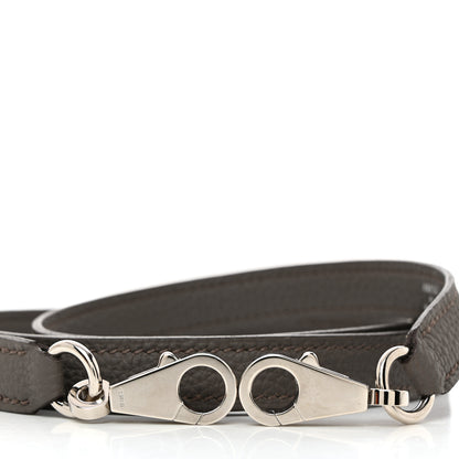 Hermes Togo Kelly Shoulder Strap Etain 3 of 5