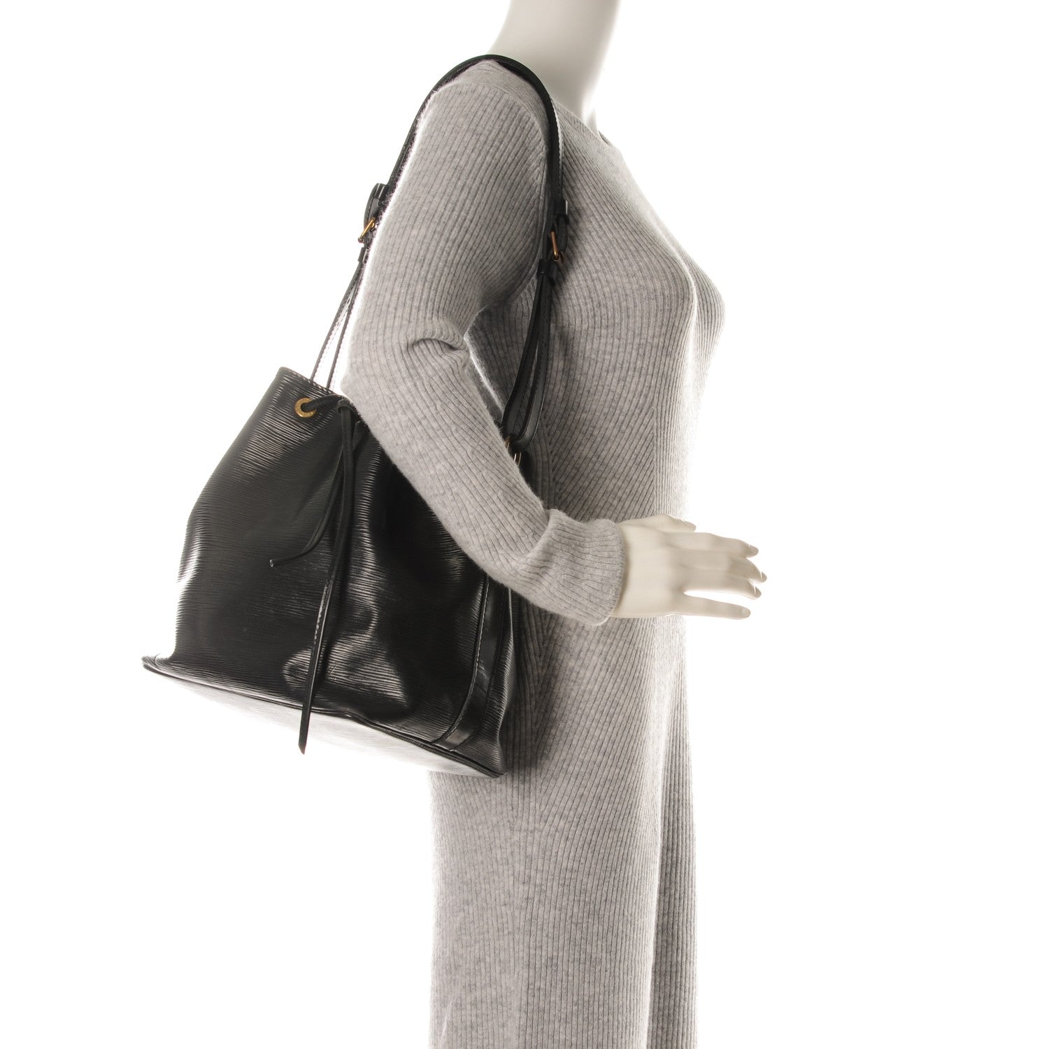 Louis Vuitton Epi Petit Noe Black 2 of 7