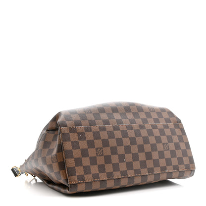 Louis Vuitton Damier Ebene Odeon Tote MM Black 4 of 9