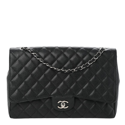 Chanel Caviar Quilted Maxi Single Flap Black 1 of 10