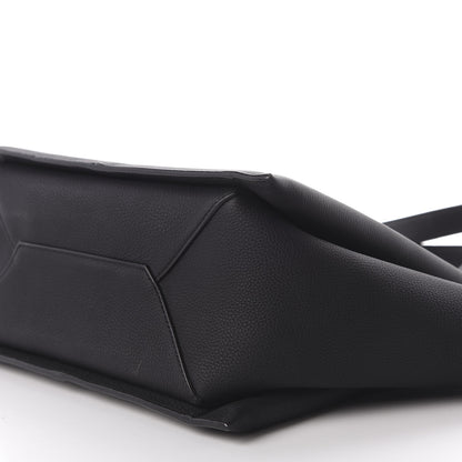 Celine Baby Grained Calfskin Small Tri-Fold Bag Black 5 of 10