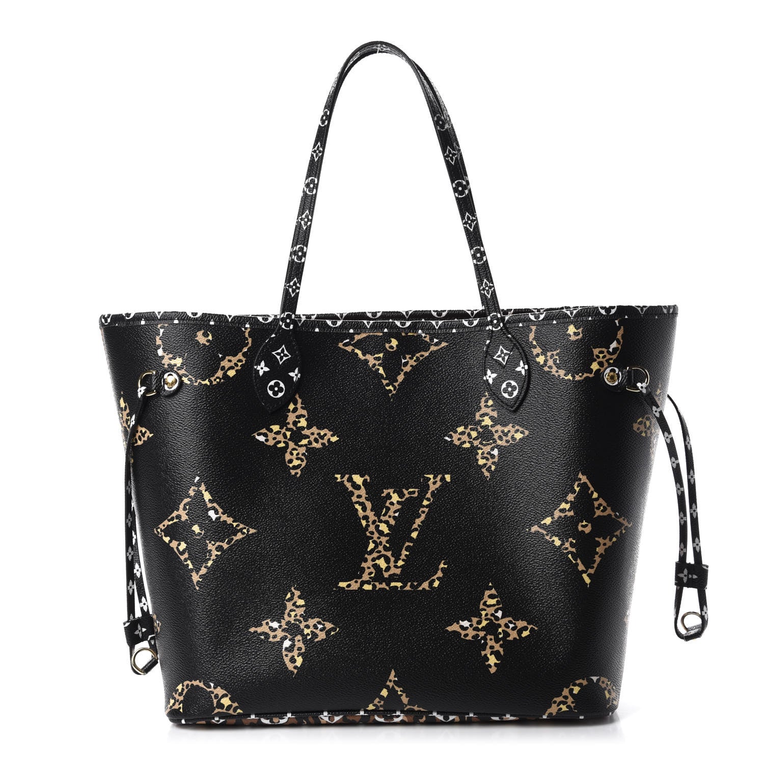 Louis Vuitton Monogram Giant Jungle Neverfull MM Black 1 of 10