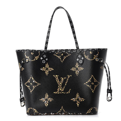 Louis Vuitton Monogram Giant Jungle Neverfull MM Black 1 of 10