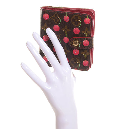 Louis Vuitton Monogram Cerises Compact Zippe Wallet 2 of 8