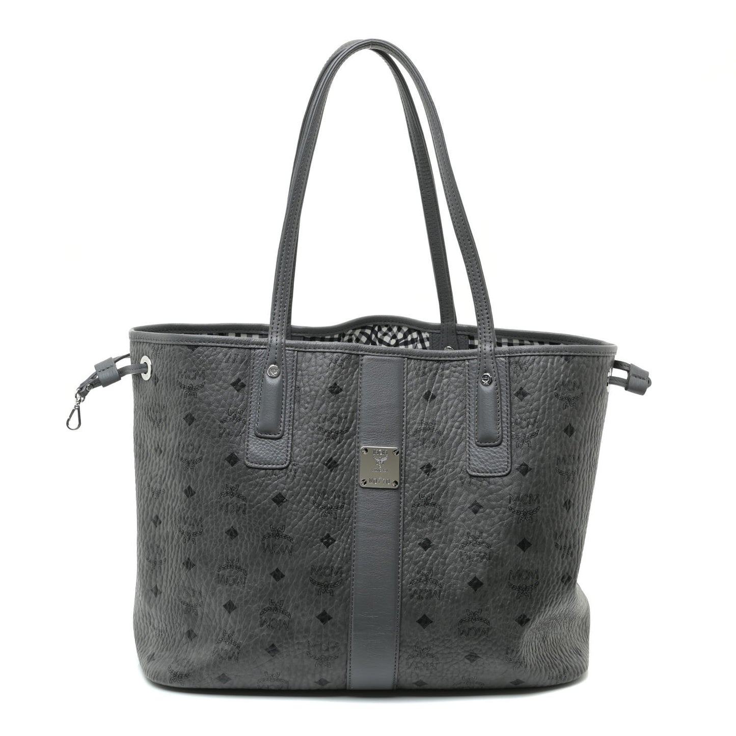 Visetos Medium Liz Reversible Shopper Tote Phantom Grey