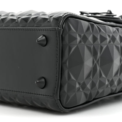 Christian Dior Calfskin Cannage Diamond Small My ABCDior Lady Dior Black 8 of 11