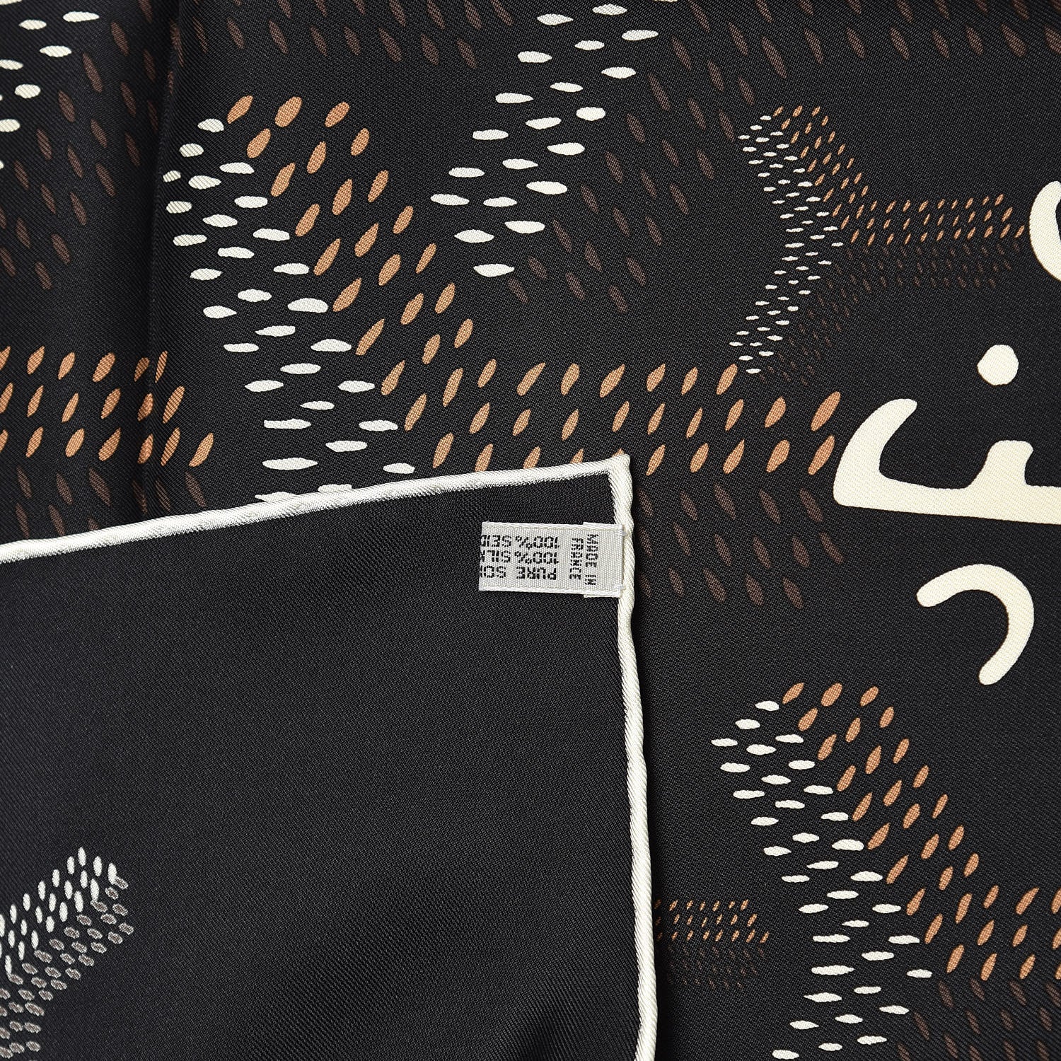 Goyard Silk Goyardine Scarf Black 5 of 5