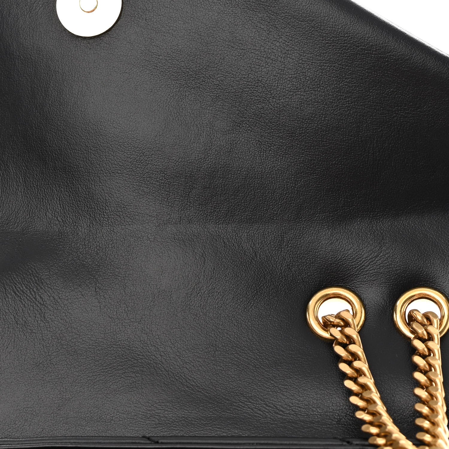 Saint Laurent Calfskin Y Quilted Monogram Small Loulou Chain Satchel Black 11 of 13