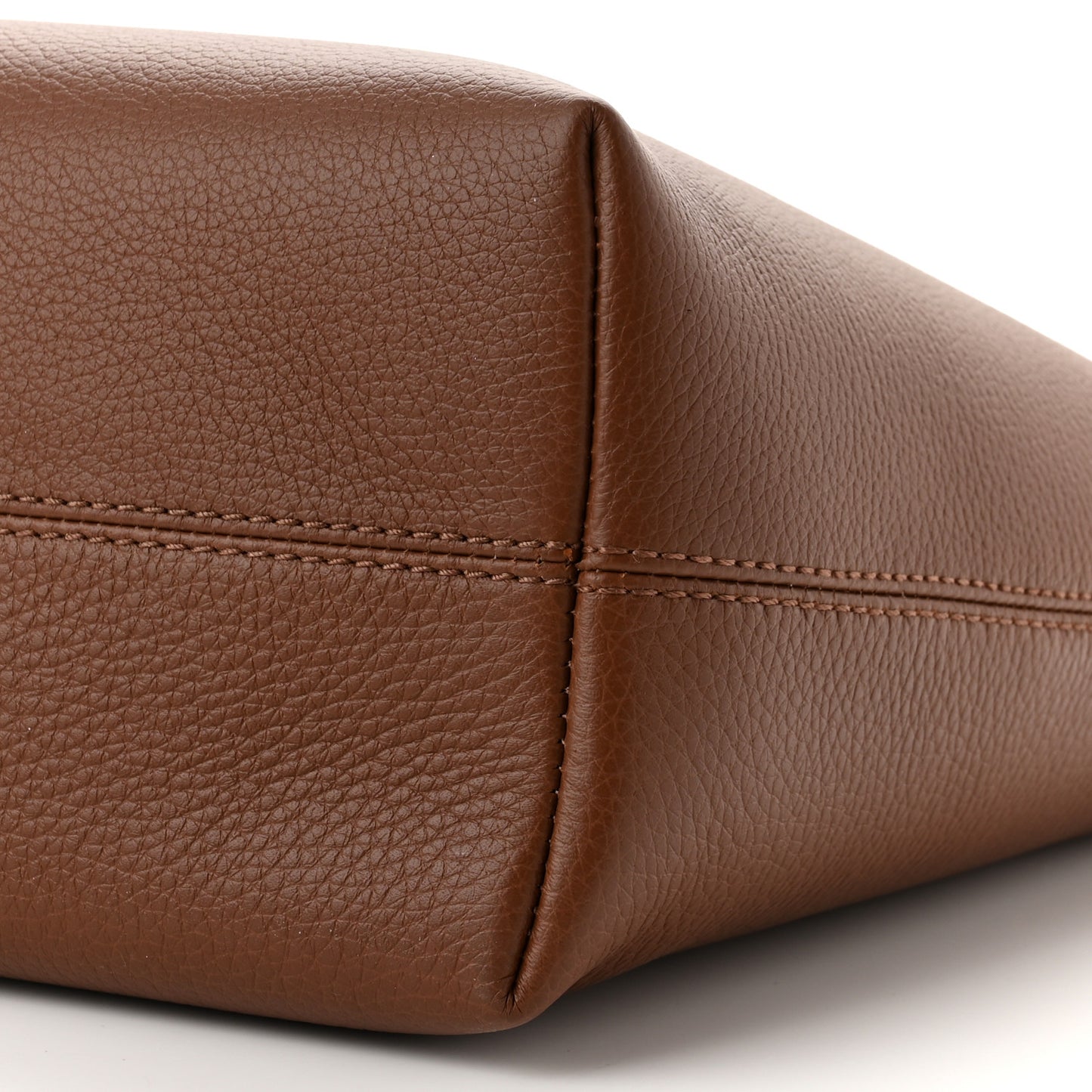 Calfskin Logo Embossed Medium Ardwell Tote Tan