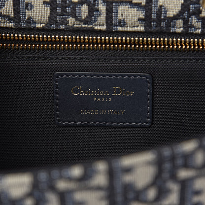 Christian Dior Oblique 30 Montaigne Flap Bag Blue 6 of 10