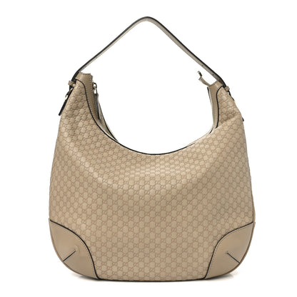 Gucci Guccissima Medium Nice Hobo Beige 1 of 10