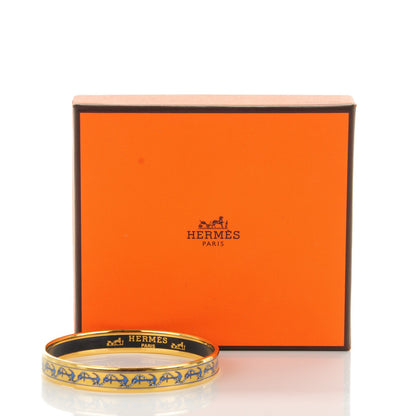 Hermes Enamel Printed Narrow Bracelet 65 6 of 6