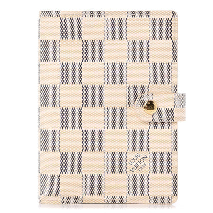 Louis Vuitton Damier Azur Small Ring Agenda Cover 1 of 9