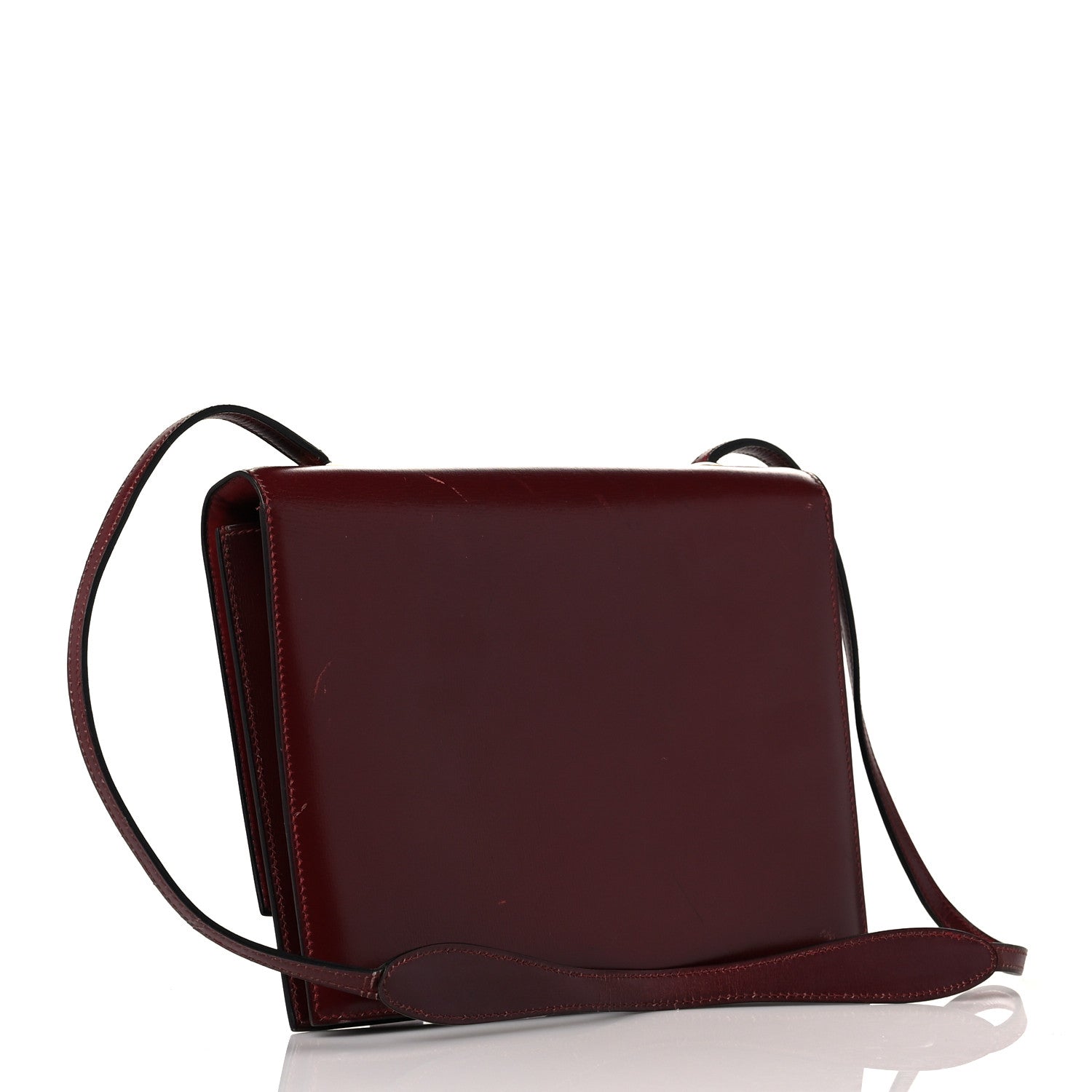 Hermes Box Sack Ex-Libris Shoulder Bag Rouge H 2 of 14
