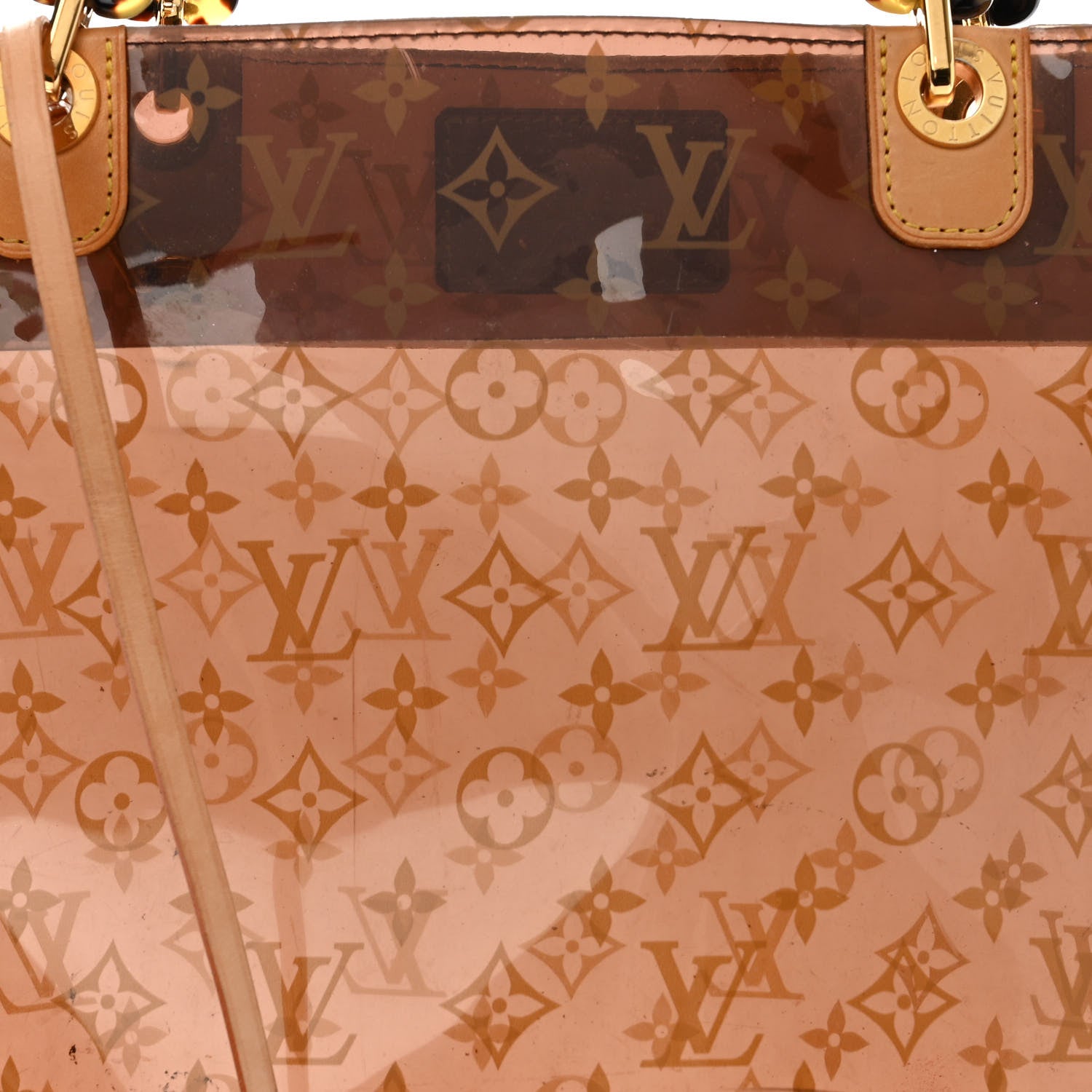 Louis Vuitton Vinyl Cabas Sac Ambre MM 10 of 18