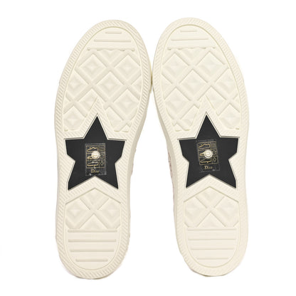 Christian Dior Canvas Oblique Walk'N'Dior Low Top Sneakers 37 Powder Nude 6 of 9